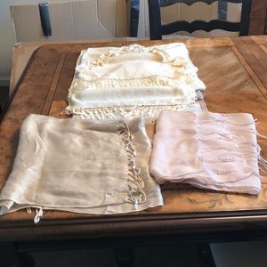 Scarves each with different flair.